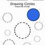 Trace Circle Worksheets
