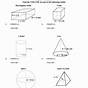Surface Area And Volume Of Cylinder Worksheet