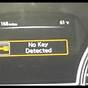 Nissan Pathfinder No Key Detected