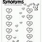 Synonym Worksheets For 3rd Grade