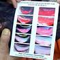 Goat Eyelid Color Chart