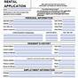 Free Sample Rental Application Printable