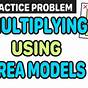 Free Area Model Multiplication Worksheets