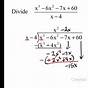 How To Solve Dividing Polynomials