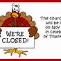 Printable Closed For Thanksgiving