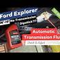 2017 Ford Explorer Transmission Fluid Change Interval