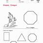 Hexagon Vs Octagon Kindergarten Worksheet