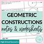 Geometric Constructions Worksheet