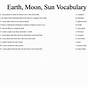 Earth Sun And Moon Worksheet