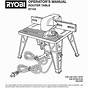 Ryobi Router Table Manual