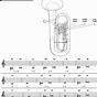 French Horn Bass Clef Finger Chart