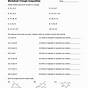 Inequalities In Two Triangles Worksheets