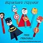 Printable Superhero Arts And Crafts