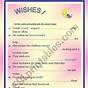 Final Wishes Worksheets