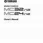 Yamaha Mlc 16 Owner Manual