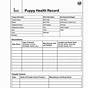 Free Printable Dog Health Record Forms
