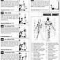 Weider Pro 8900 Exercise Chart