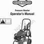 Manual For Power Washer