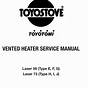 Owner's Manual Toyostove 560