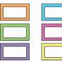 Printable Spring Name Tags For Cubbies