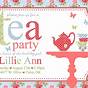 Tea Party Invitations Printable