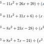 Dividing Polynomials Worksheet Algebra 2