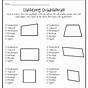 Quadrilateral Worksheet 3rd Grade