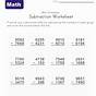 Subtraction Worksheets For Grade 4