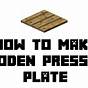 Wood Pressure Plate Recipe Minecraft