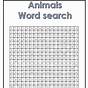 Word Search 1st Grade