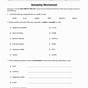 Soluble Or Not Worksheets Answers