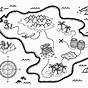 Printable Treasure Map Coloring Page