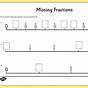 Missing Fractions On A Number Line