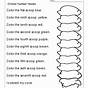 Worksheet Ordinal Numbers Kindergarten