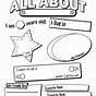 Free All About Me Printables