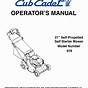 Cub Cadet 357cc Engine Manual
