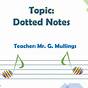 Dotted Notes Worksheet