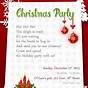 Holiday Party Invitation Poem