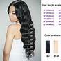 Wig Length Chart Body Wave