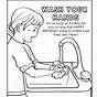 Hand Washing Worksheet For Kindergarten