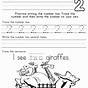 Easy Number Two Worksheet