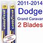 Dodge Grand Caravan 2016 Wiper Blade Size