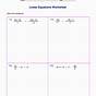 Linear Equation Worksheets For Class 8