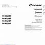 Pioneer Fh X700bt User Manual