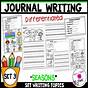 Kindergarten Journal Writing Prompts