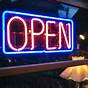 Real Neon Open Sign