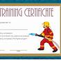 Printable Firearms Training Certificate Template