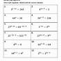 Exponential And Log Equations Worksheets