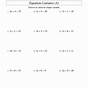 Solving Equations With Parentheses Worksheet