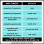 Exponents And Polynomials Worksheet